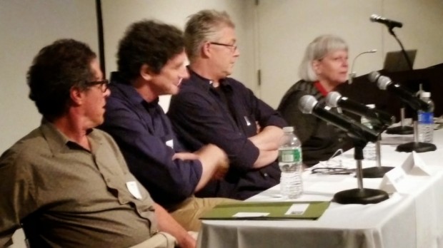 Left to right: Andrew Smith, Brian Wallis, John Jacob, Julia Van Haaften
